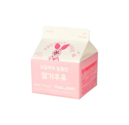 피글렛의 달콤한 딸기우유 (200ml)
