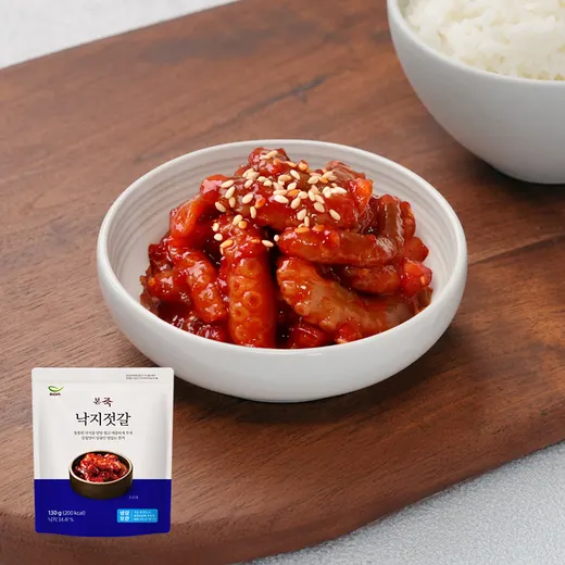 본죽 낙지젓갈
