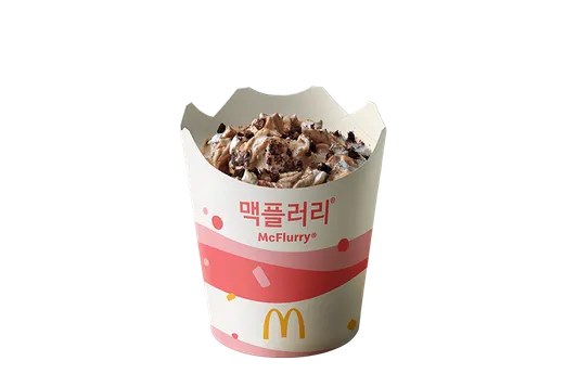 초코 오레오 맥플러리