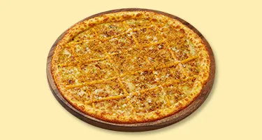 브라운 치즈 피자