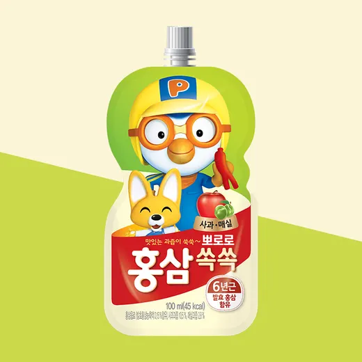 (낱개)뽀로로 홍삼쏙쏙
