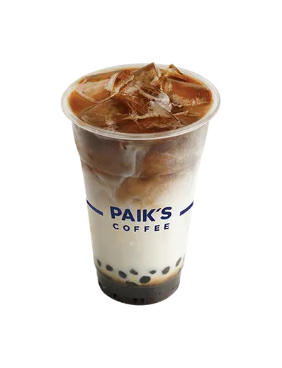 흑당버블 카페라떼(ICED)