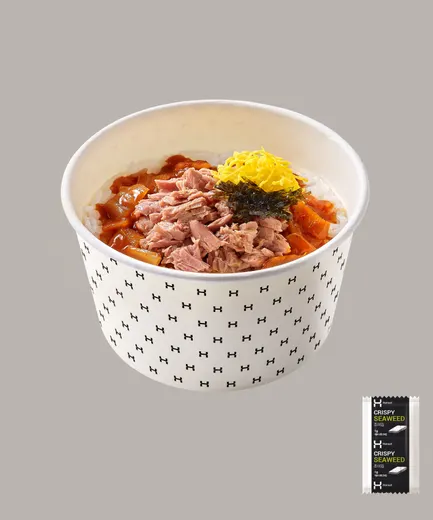김치 참치 덮밥