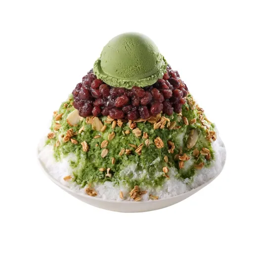 말차 오트 빙수