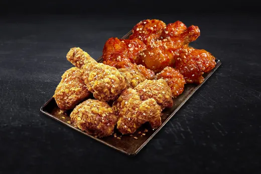 필크런치 반+양념 반