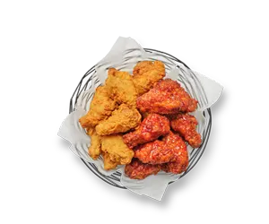 반반윙박스20PCS [후라이드+양념]