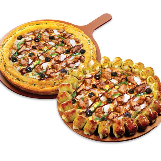 바베큐 치킨 피자