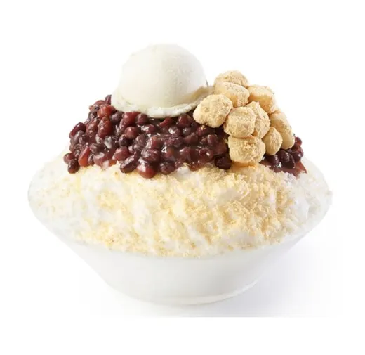 통단팥 가득 인절미 빙수