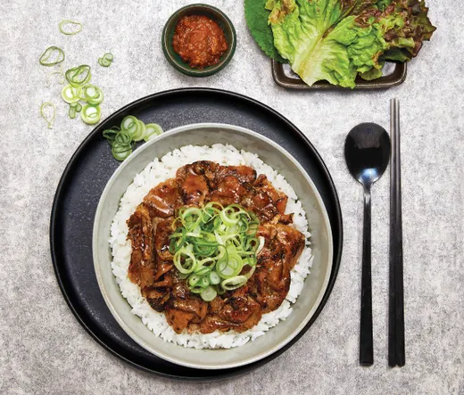 숯불직화구이 덮밥