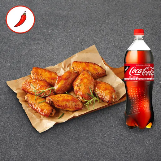핫 윙 콤보(코카콜라 1.25L)
