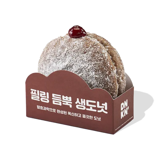 딸기 필링 듬뿍 초코 생도넛