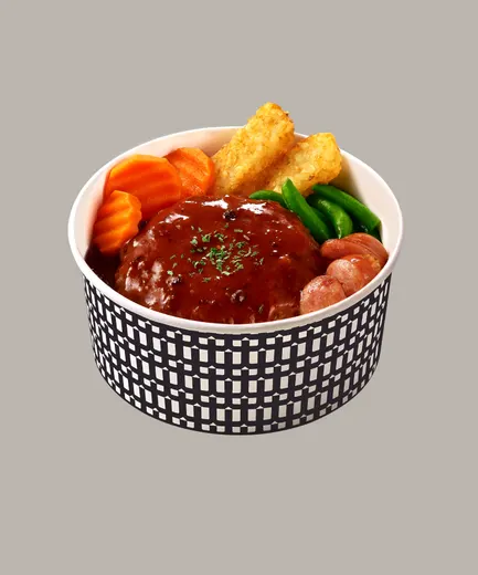 치폴레 함박스테이크 덮밥
