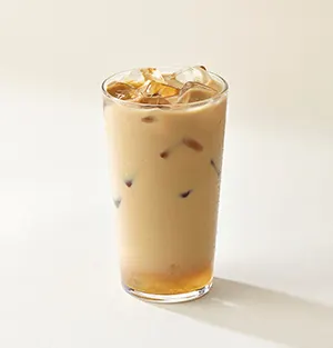 아이스 바닐라 빈 라떼