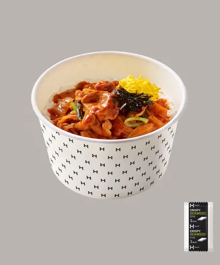 김치 제육 덮밥