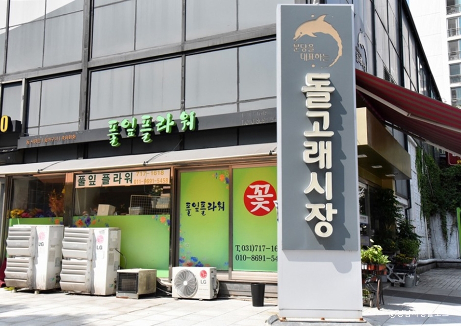 돌고래시장 시장 사진