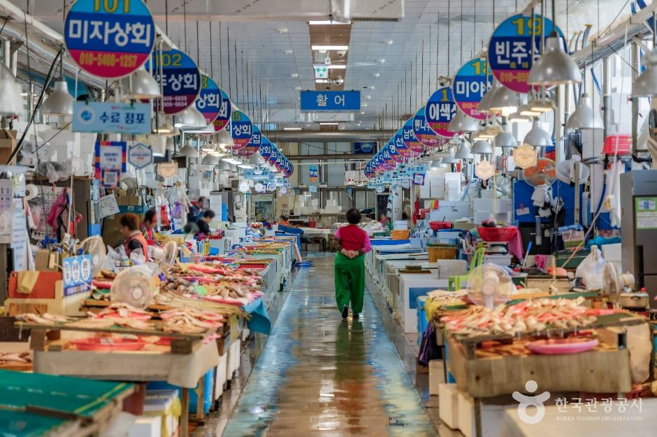 삼천포용궁수산시장 시장 사진